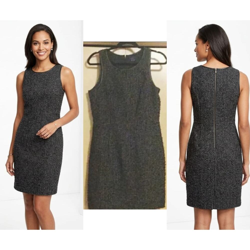 Size 8 Theory Sheath Dress in Wool
